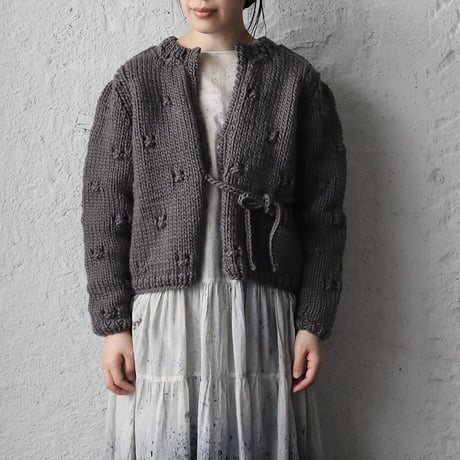 TOWAVASE Ruban cardigan (gray)
