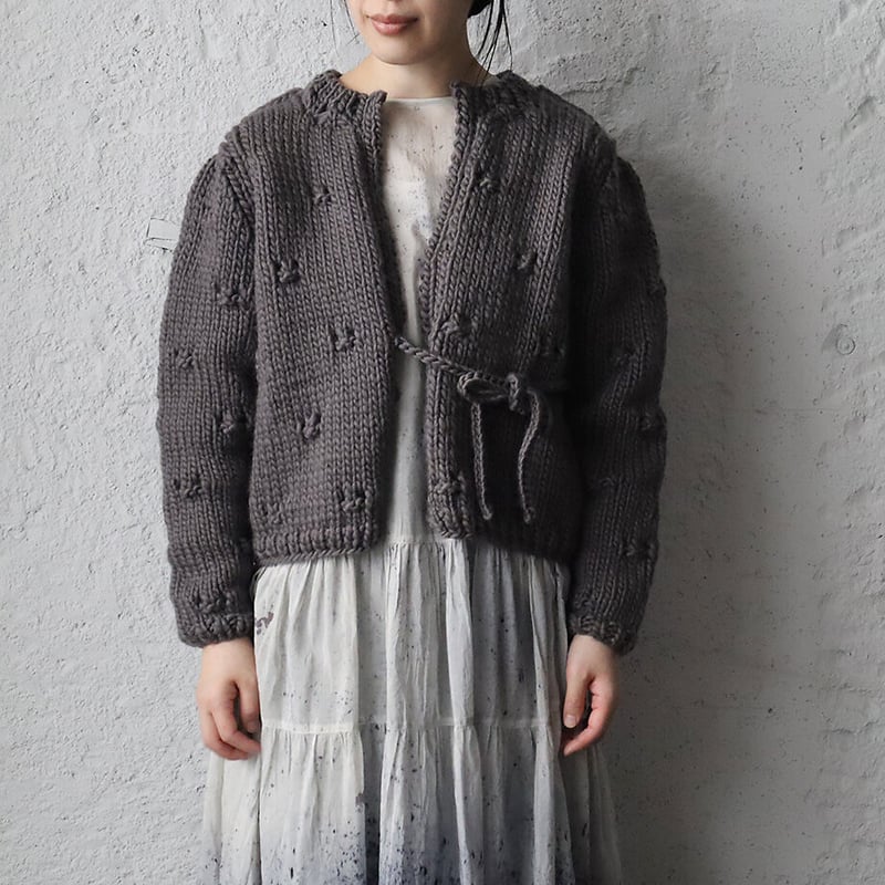 TOWAVASE Ruban cardigan (gray) | nii-B | WEBSHOP