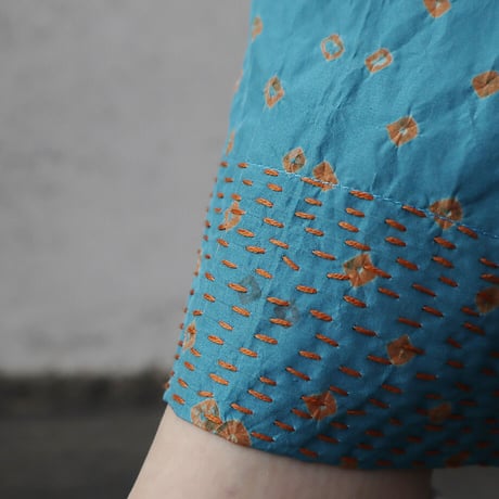 TOWAVASE silk pants Bonbon (blue)