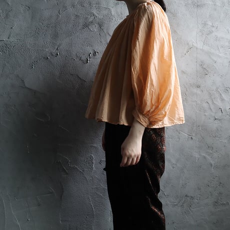 R&D.M.Co- khadi cotton  gather smock (cameo)