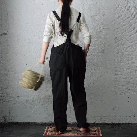 france navy type  overalls black