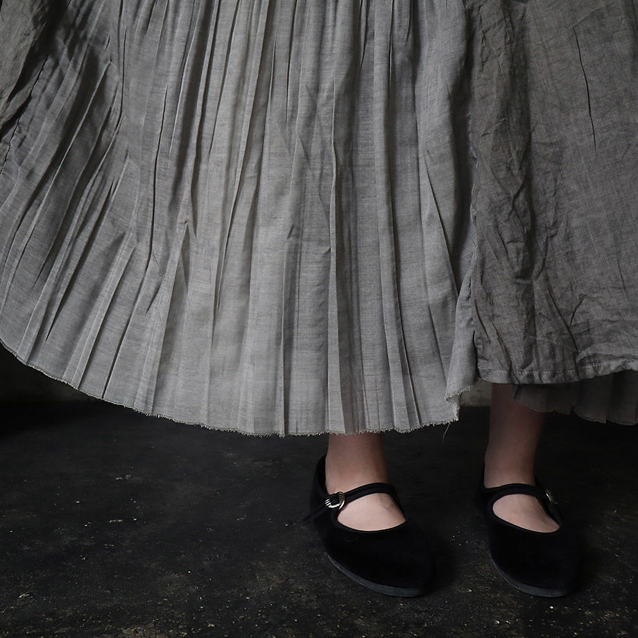 Tabrik cache-coeur dress (carbon black) | nii-B