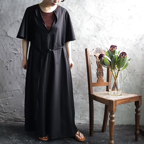 .less draped sleeve dress