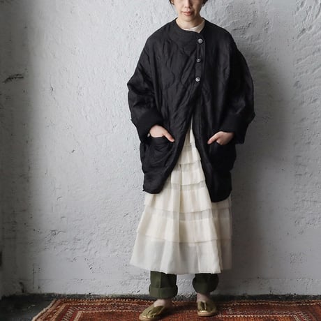 NOTA vintage quilting jacket (sleeve:black)