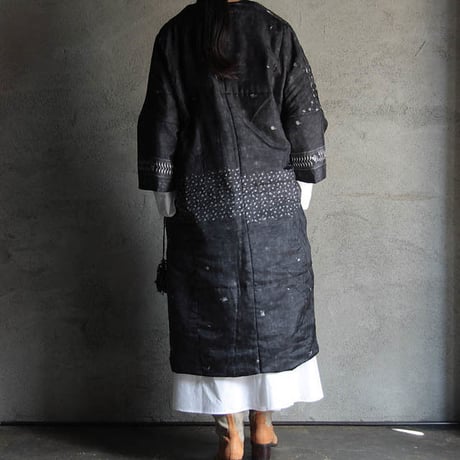 TOWAVASE Aquarelle silk quilt robe