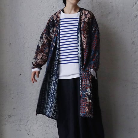 saruche gudri long jacket (flower mix)