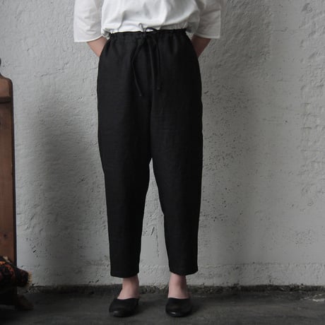 NOTA linen pants (black)
