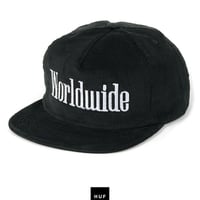 Huf "WORLDWIDE SNAPBACK" (BLACK )