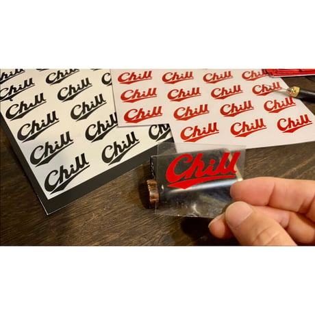 "chill"   cutting sticker