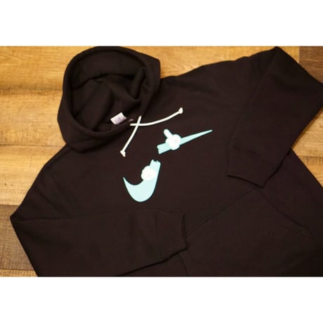 "anti"  hoodie （Tiffany color）