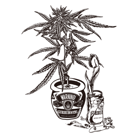 "weed"  tee
