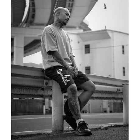 Logo nylon shorts