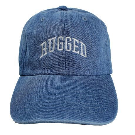 RUGGED ''ARCH LOGO'' adjuster cap (Light Denim)