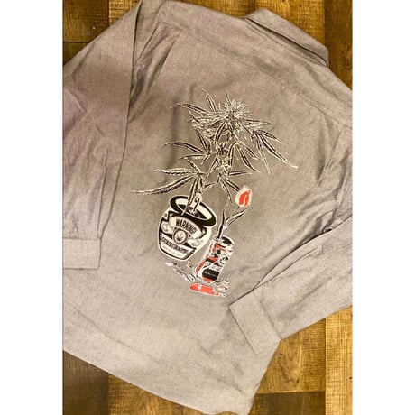 "weed"  Oxford shirt