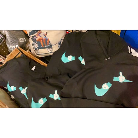 "anti"  hoodie （Tiffany color）