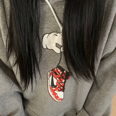 "Vuitton kicks" hoodie　　Red