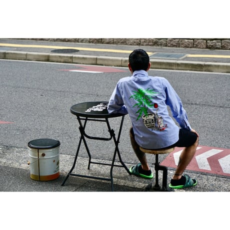 "weed"  Oxford shirt