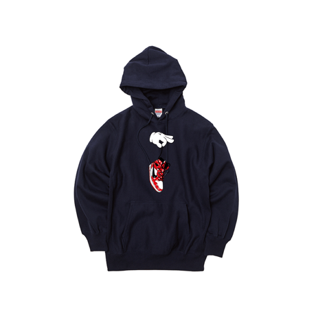 "Vuitton kicks" hoodie　　Red