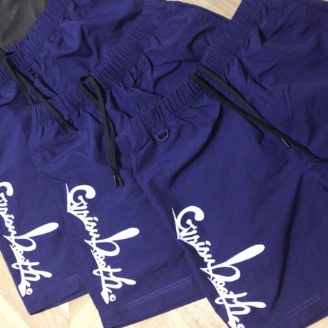 Logo nylon shorts