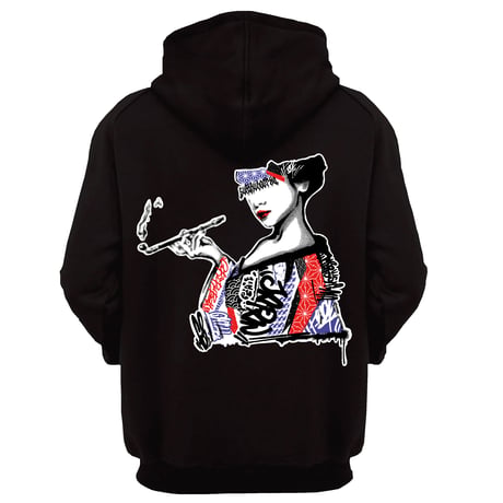 "Geisha"  hoodie