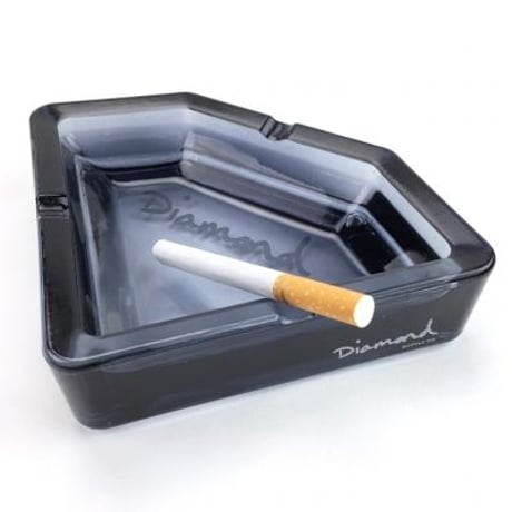 DIAMOND ASHTRAY / SMOKE BLACK