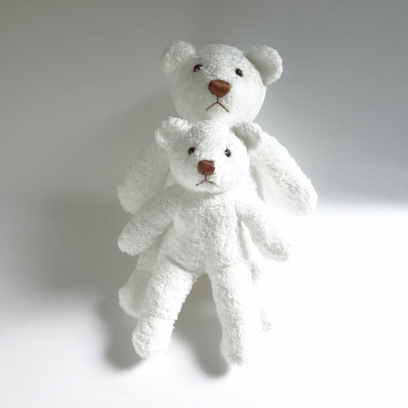 ※アーティストベア*テディベア*オッドアイ*スノー LITTLE SUNSHINE タオルベア M スノーホワイト | LITTLE towel