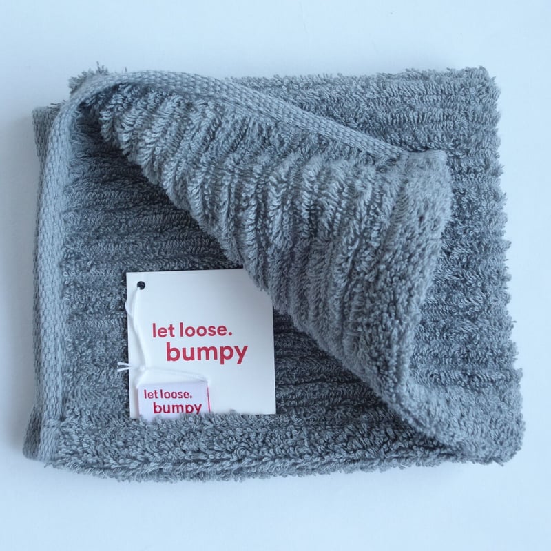 let loose. bumpy ハンドタオル 30×25cm クラウドグレー | LITTL