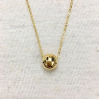スマイルボールネックレス