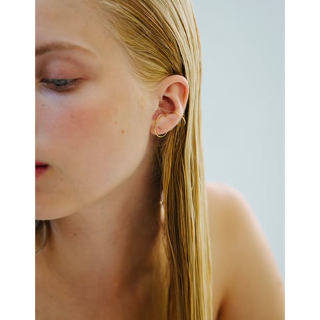 Saskia Diez／Wire  Earcuff DOUBLE／Gold