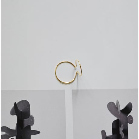 Saskia Diez／Wire  Earcuff DOUBLE／Gold