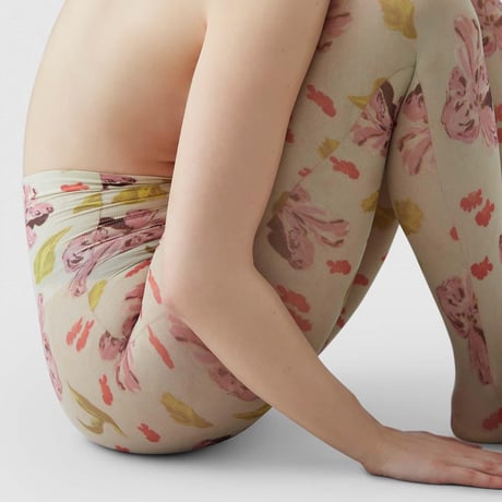 SWEDISH STOCKINGS/HELEN BULLOCK FLORAL TIGHTS