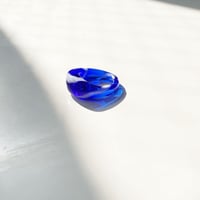 Ninfa Handmade／Marble ring Blue
