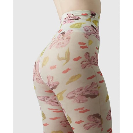 SWEDISH STOCKINGS/HELEN BULLOCK FLORAL TIGHTS