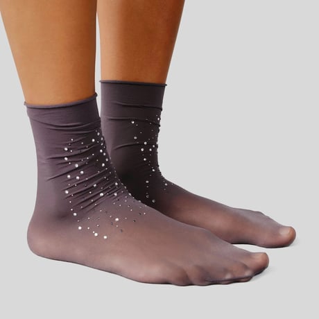 Swedish Stockings/PAULINE RHINESTONE SOCKS