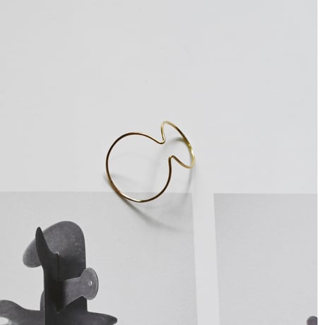 Saskia Diez／Wire  Earcuff DOUBLE／Gold