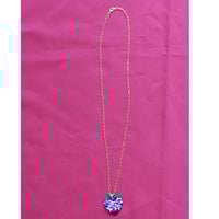 Ninfa handmade/Ola heart Necklace Blue