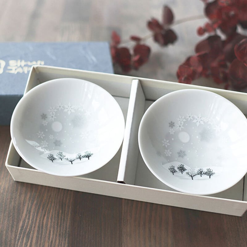 冷感雪結晶 白平盃 ペアセット 箱入 / 丸モ高木陶器<CE-028 冷感雪結晶 白平盃 ペアセット 箱入 / 丸モ高木陶器<CE-028