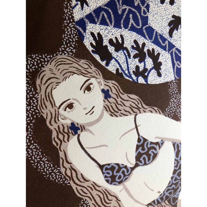 リソグラフ作品/risograph work | tanikonatsu