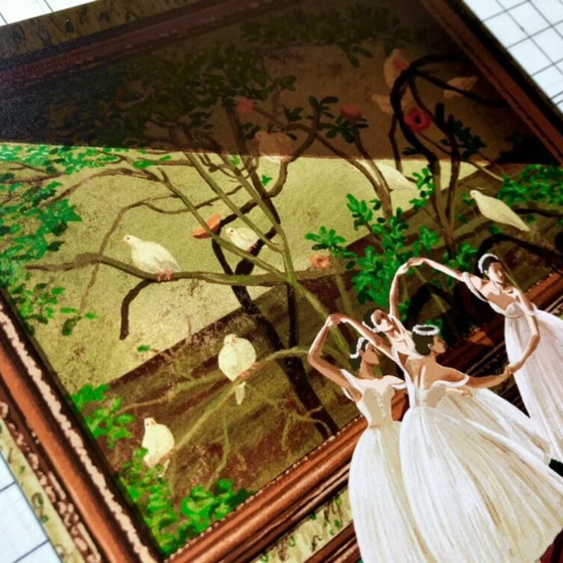 正方形ポストカード/square postcard | tanikonatsu