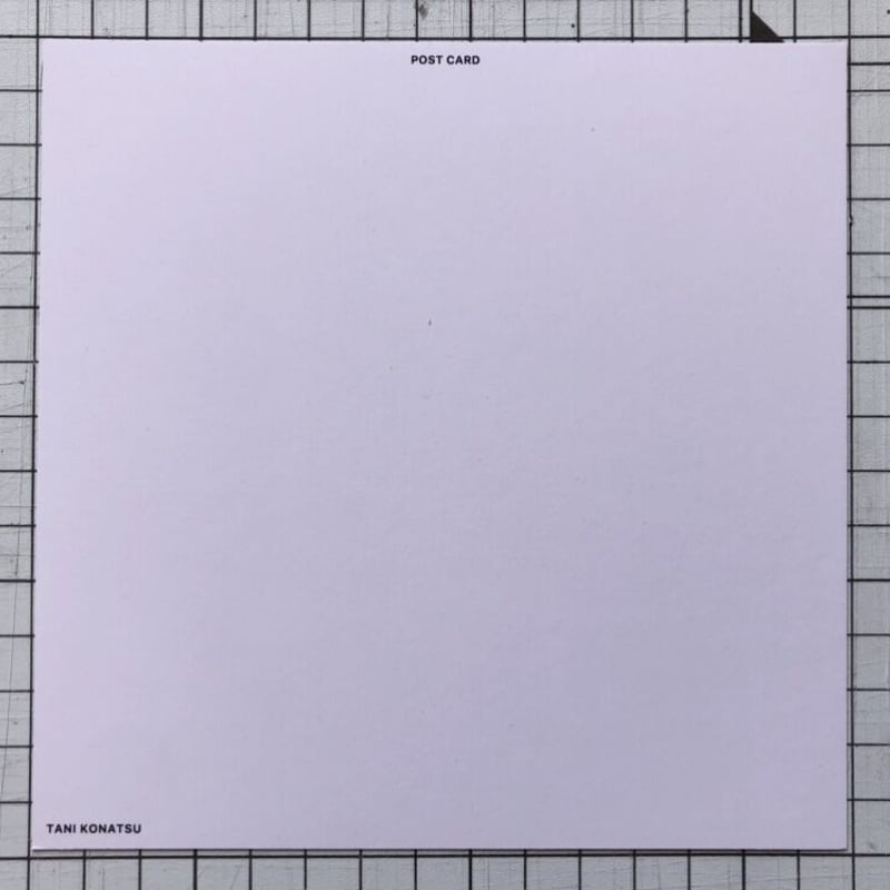 正方形ポストカード/square postcard | tanikonatsu