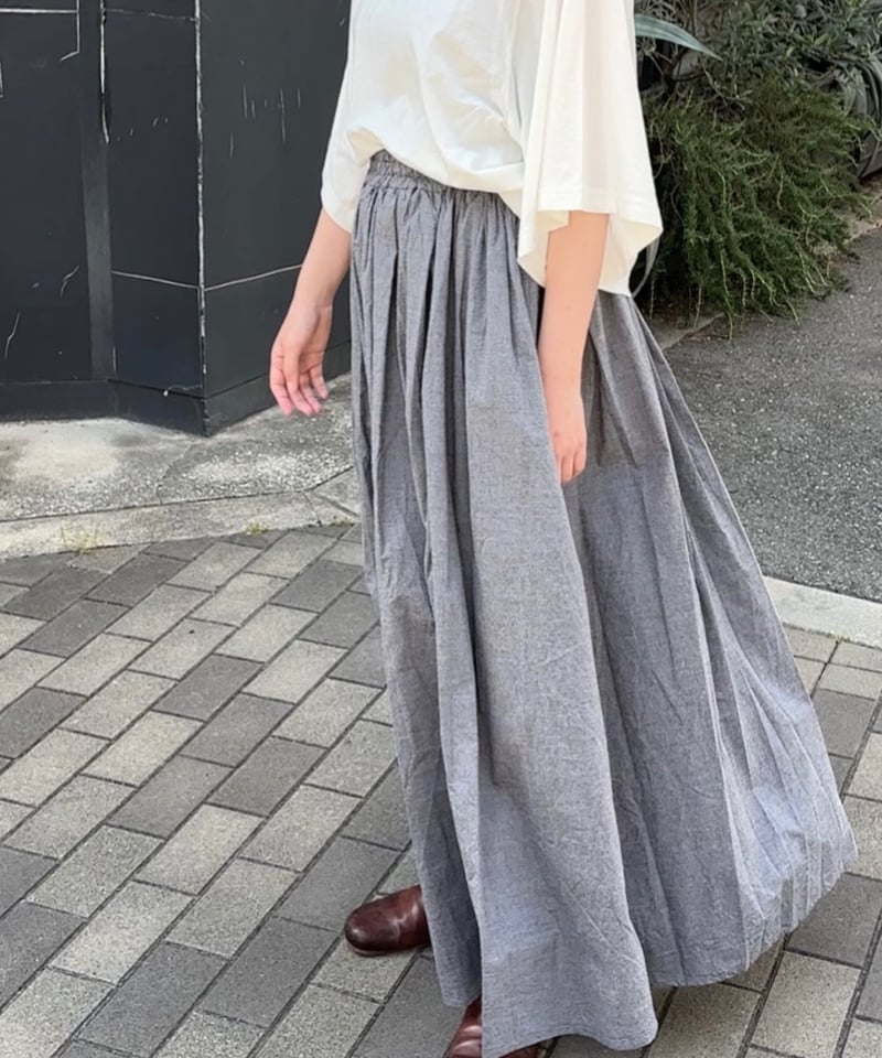 あ*ん様 最新モデル 24/25AW　新品未使用　クレージュ　極上カーフスキン 大きいサイズ レディース ソフトレザー フレア スカート｜sabstreet my