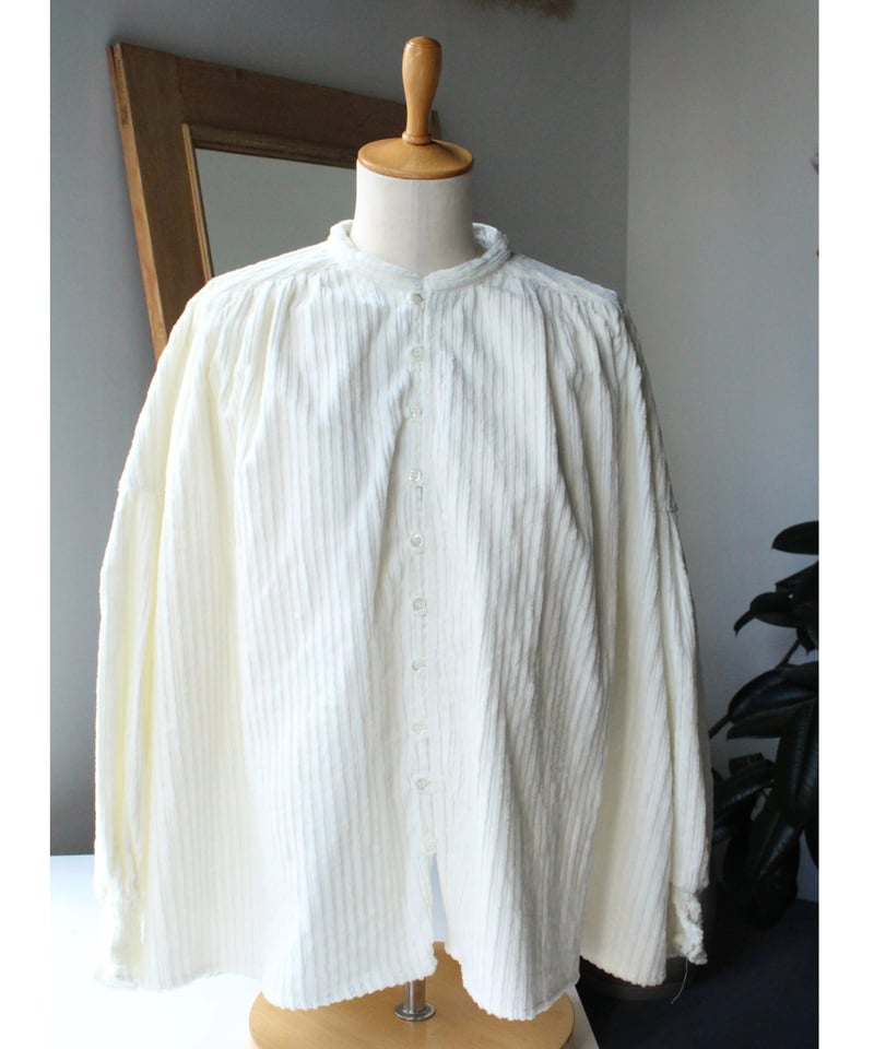 新品未使用　ユニヴァーサルティシュ　 コーデュロイシャーリング UT250BL026 親子コーデュロイ シャーリングブラウス | GALERIE TISSU