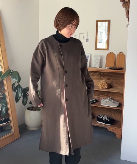 UNIVERSAL TISSU ロングコート UNIVERSAL TISSU｜TISSU｜ユニヴァーサルティシュ｜カシミヤ