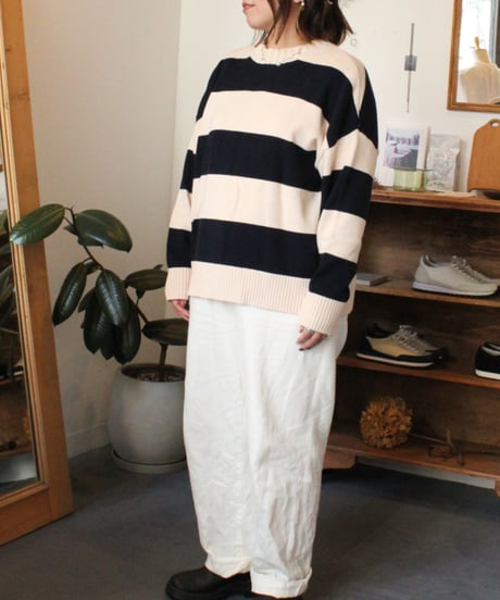 LOHEN / ローヘン | バンドカラー ロング オーバー シャツ ワンピース  