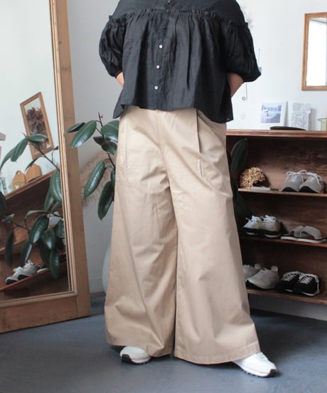 ゆず茶様専用 ユニバーサルティシュ リネン100%ワイドパンツ