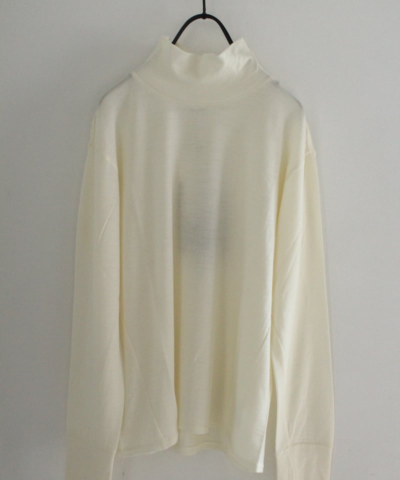 TS233CT091 ウォッシャブルウール天竺 タートルネックプル