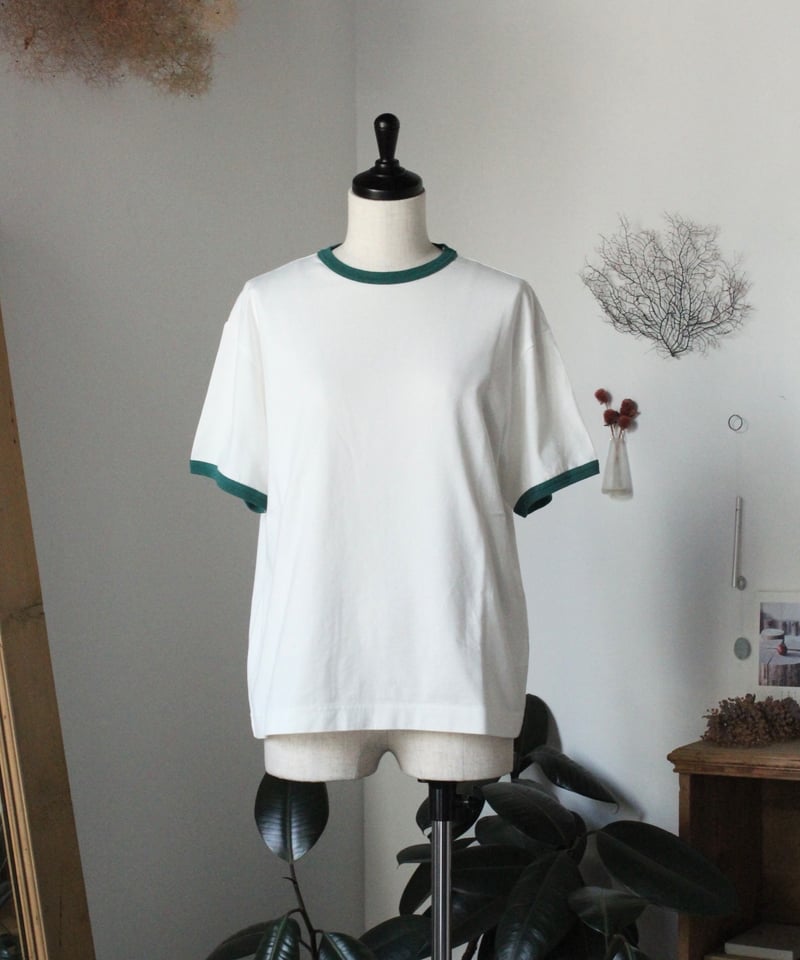TS240CT086 クラシック天竺 バイカラーTシャツ【size1