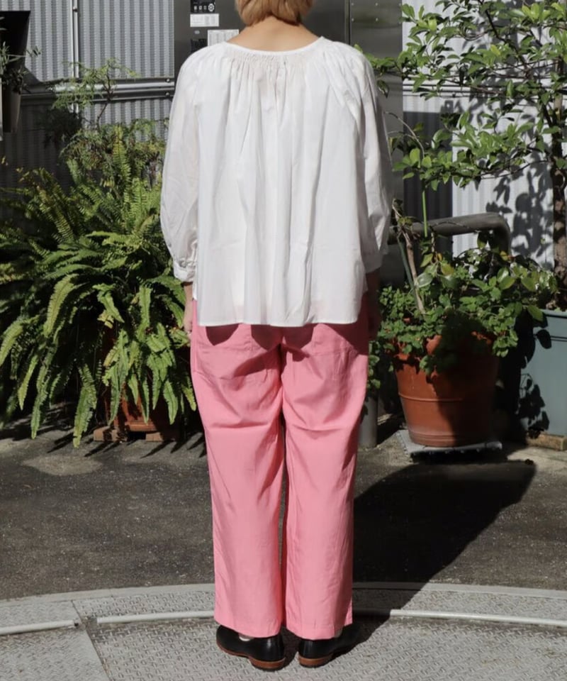 TS240PT092 100〜120/2 ブロードタックパンツ | GALERIE TIS