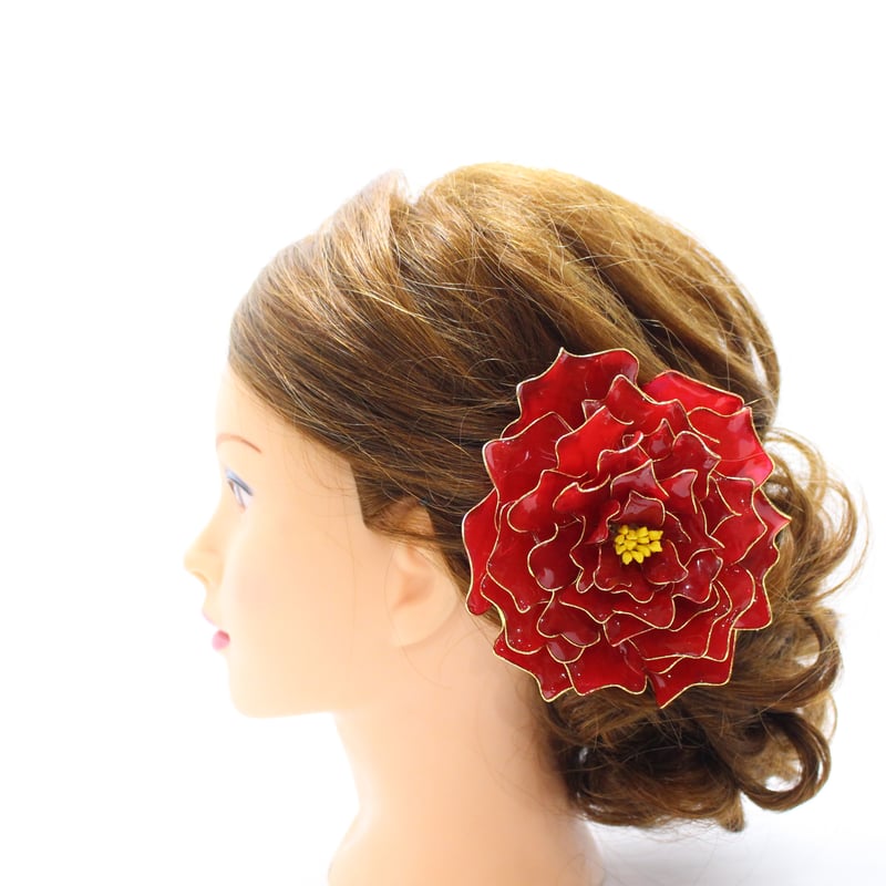 牡丹（いぶき）Bloomingオリジナル アメリカンフラワー【髪飾り/成人式 