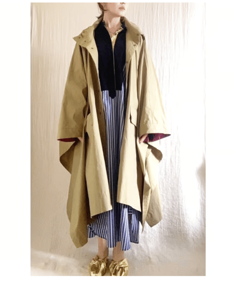 【BOUTIQUE】 hoodie poncho フーディポンチョ  TO-3700